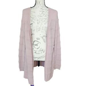 Honey Punch Women's Size Medium Dusky Pink Cardigan Sweater